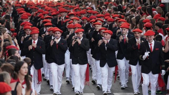 Foto del desfile del Alarde tradicional el pasado 30 de junio de 2025.