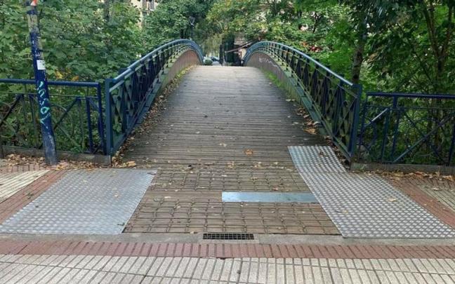 Pasarela peatonal entre Gabierrota y Fanderia