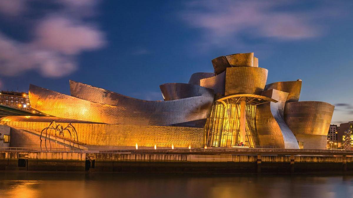 El Museo Guggenheim, en Bilbao.