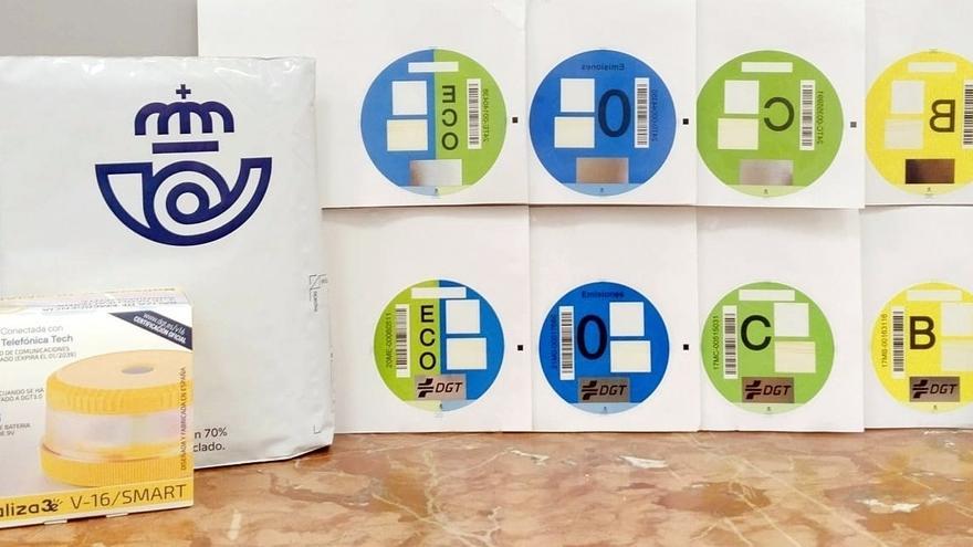 Distintivos ambientales de la DGT