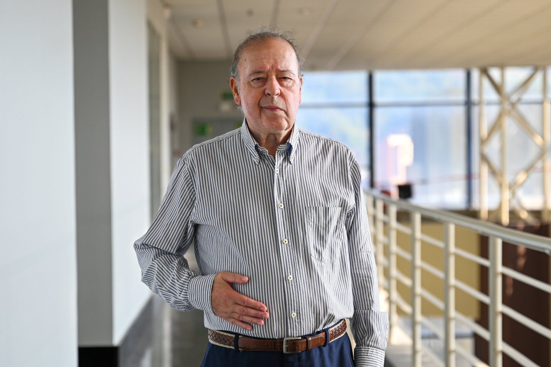 Germán Andrade se sometió a un trasplante de en el año 2008 en el Hospital de Cruces
