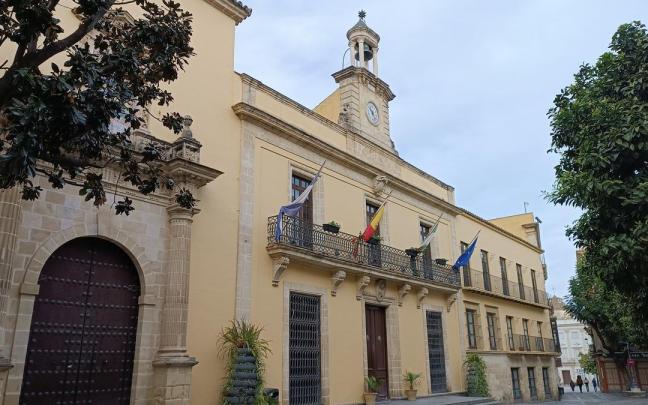 Fachada del Ayuntamiento de Jerez de la Frontera (Cádiz).