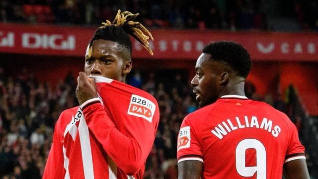 Nico Williams junto a su hermano Iñaki Williams / Instagram: @nicolas_williams9 Nico Williams junto a su hermano Iñaki Williams