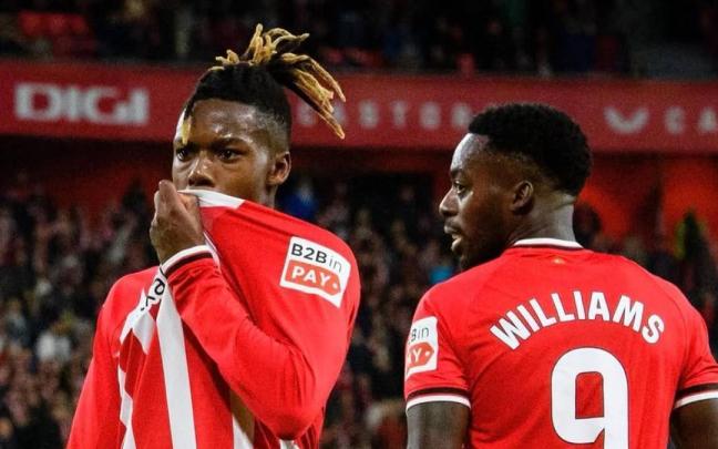 Nico Williams junto a su hermano Iñaki Williams / Instagram: @nicolas_williams9 Nico Williams junto a su hermano Iñaki Williams