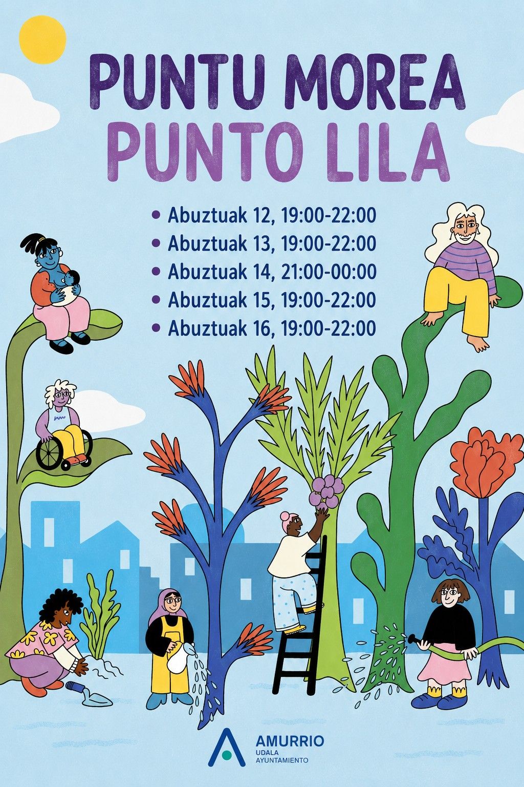 Horario de apertura del Puntu Morea en fiestas de Amurrio