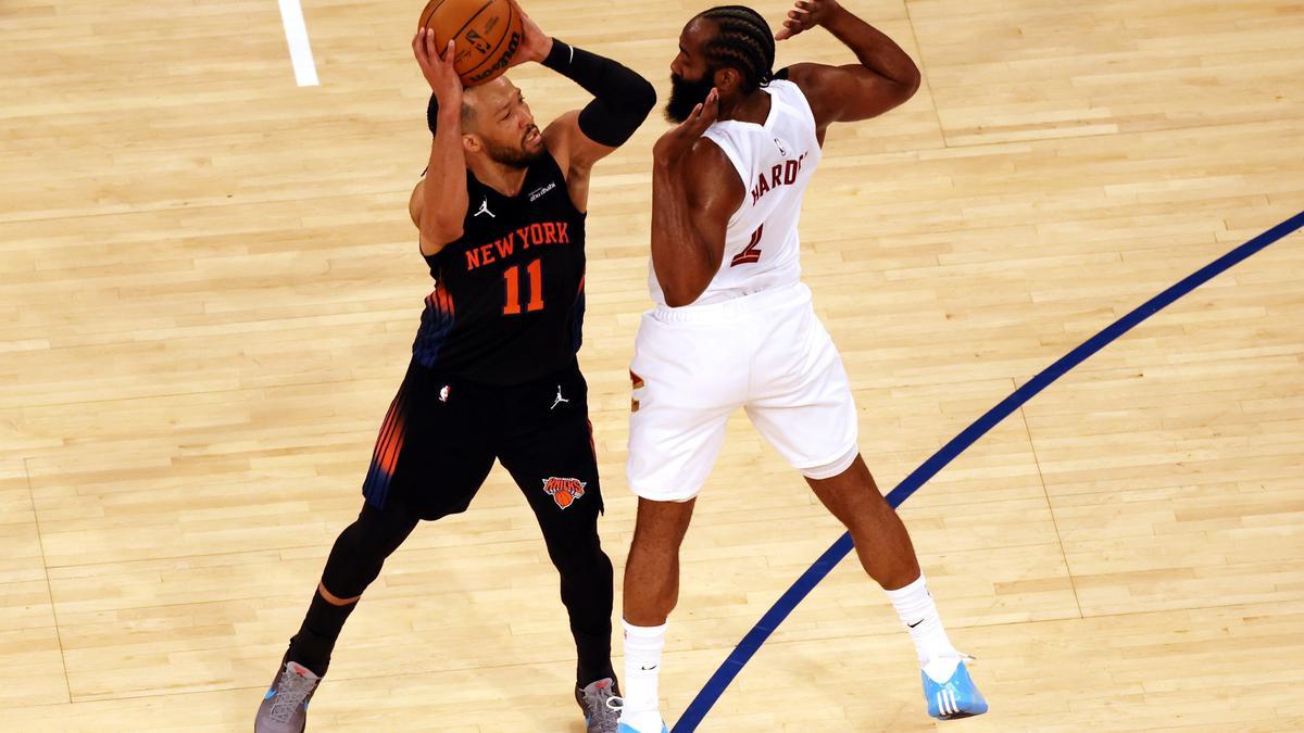 Jalen Brunson ante James Harden.