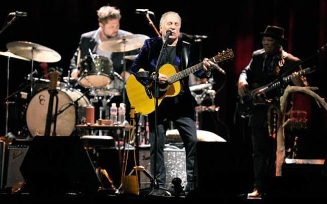 El músico estadounidense Paul Simon.