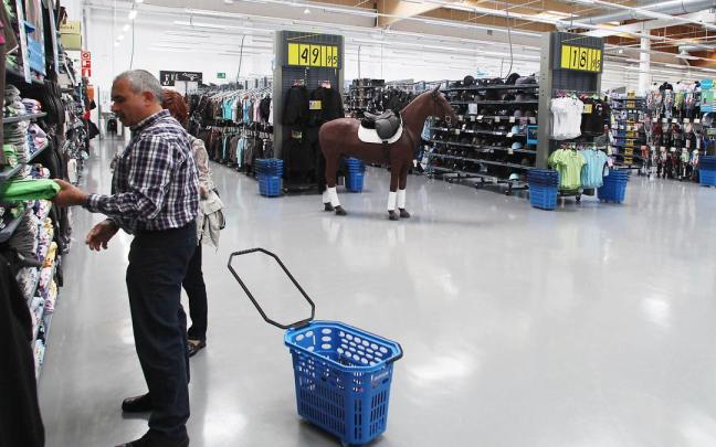 Decathlon en una imagen de archivo