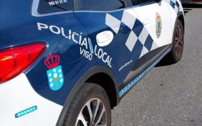 Un vehículo de la Policía Local de Vigo