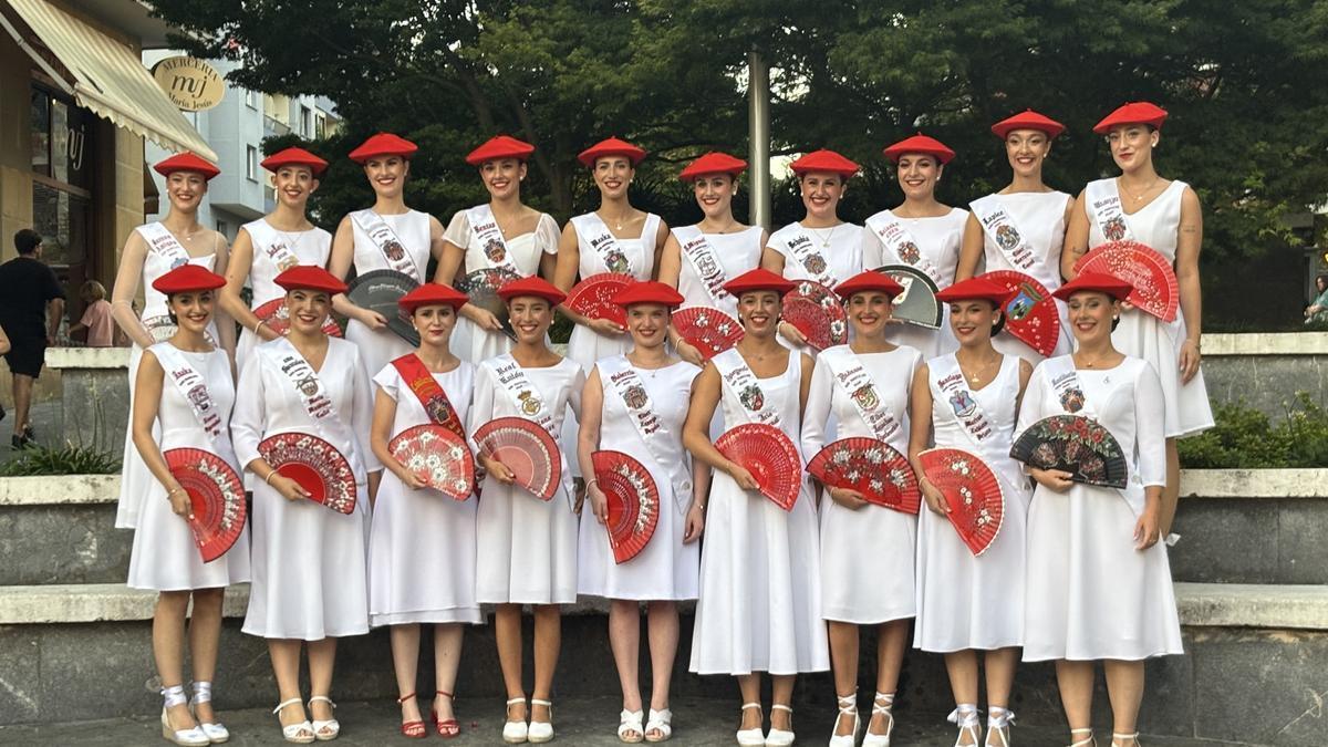 Presentación de la cantineras del Alarde Tradicional