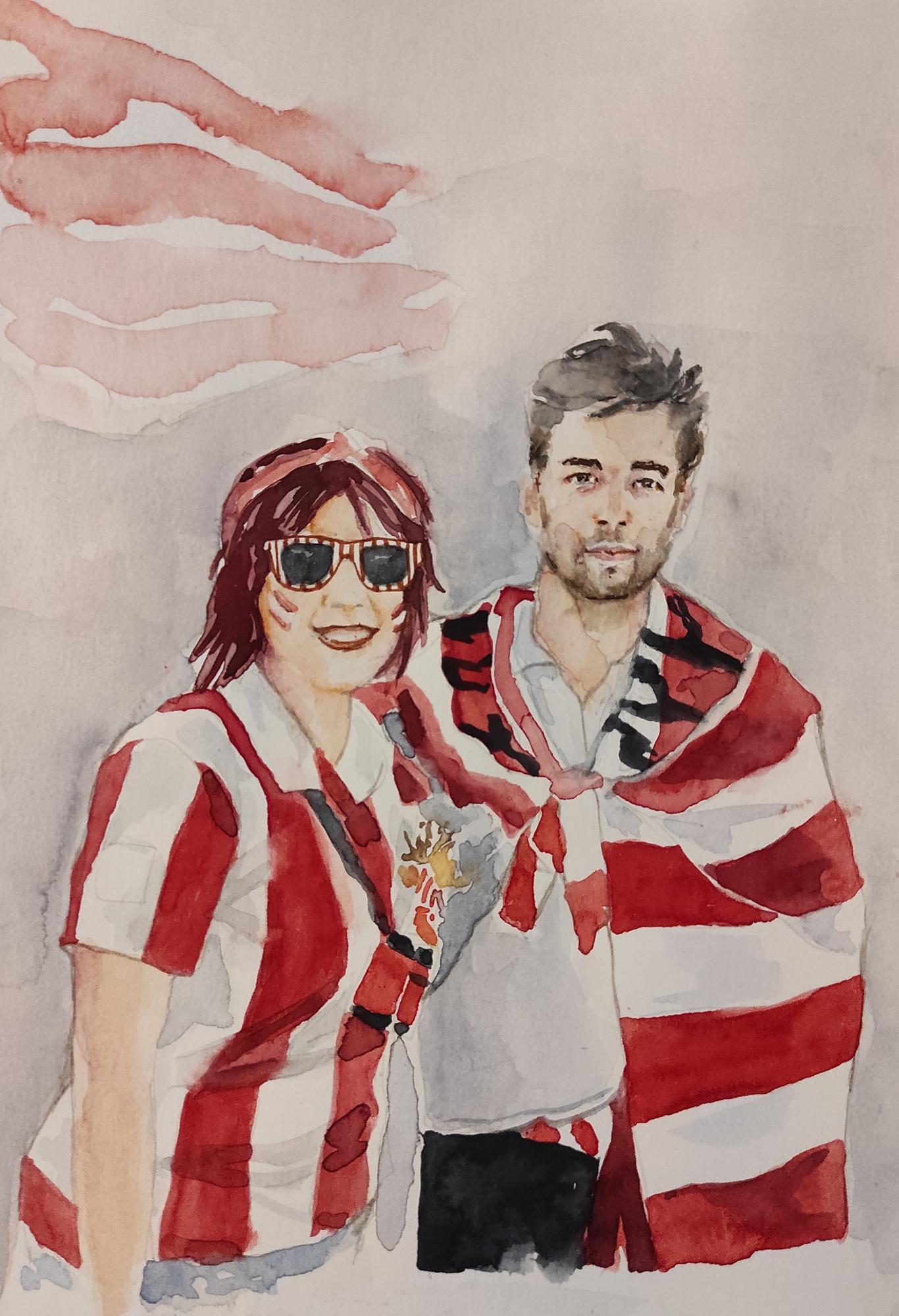 Arsuaga retomó la pintura tras mudarse a Bakio.