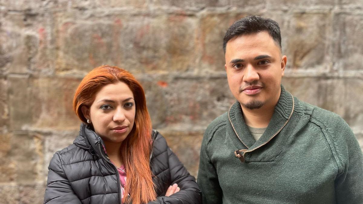 Los abogados Ivania Cruz y Rudy Hoya han encontrado refugio en Martín Etxea