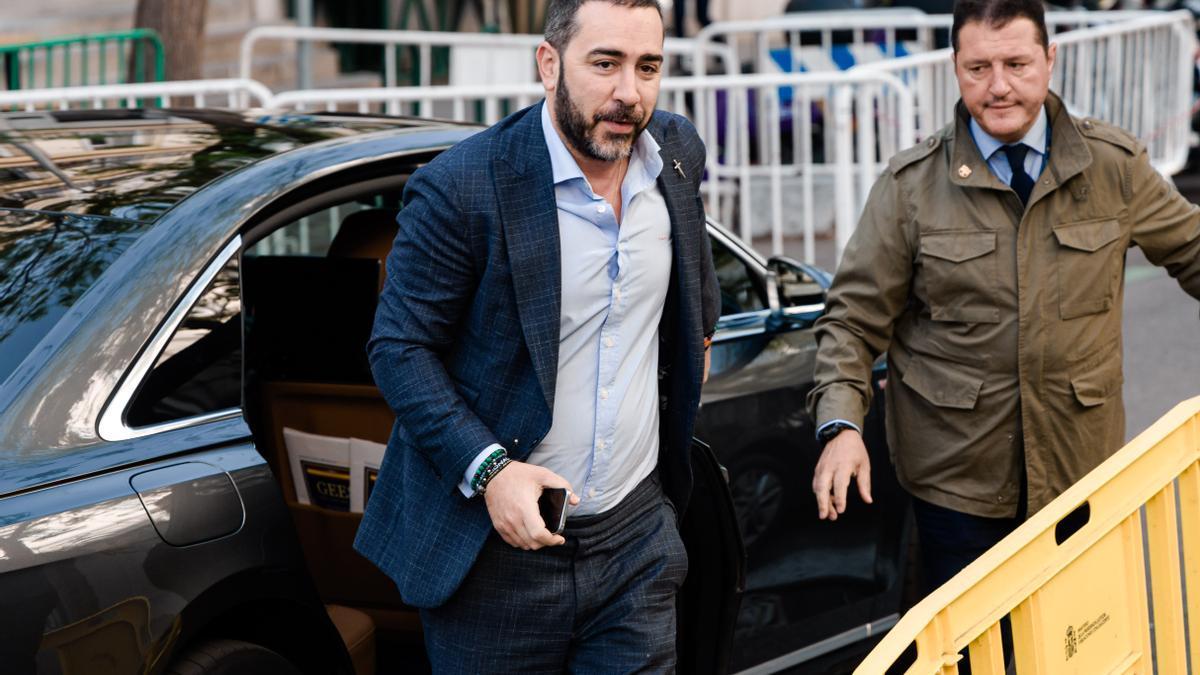 El empresario Víctor de Aldama, a su llegada al Tribunal Supremo.
