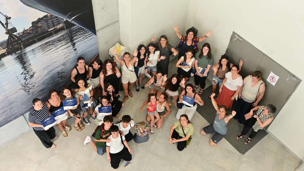 Alumnos premiados en el reto de las basuras