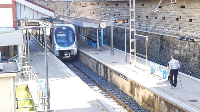 La estación de Elgoibar va ser testigo de unas obras de mejora del trazado que se prolongarán varios meses.