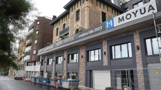 Hotel Nobu de Miraconcha, en la recta final de sus obras.