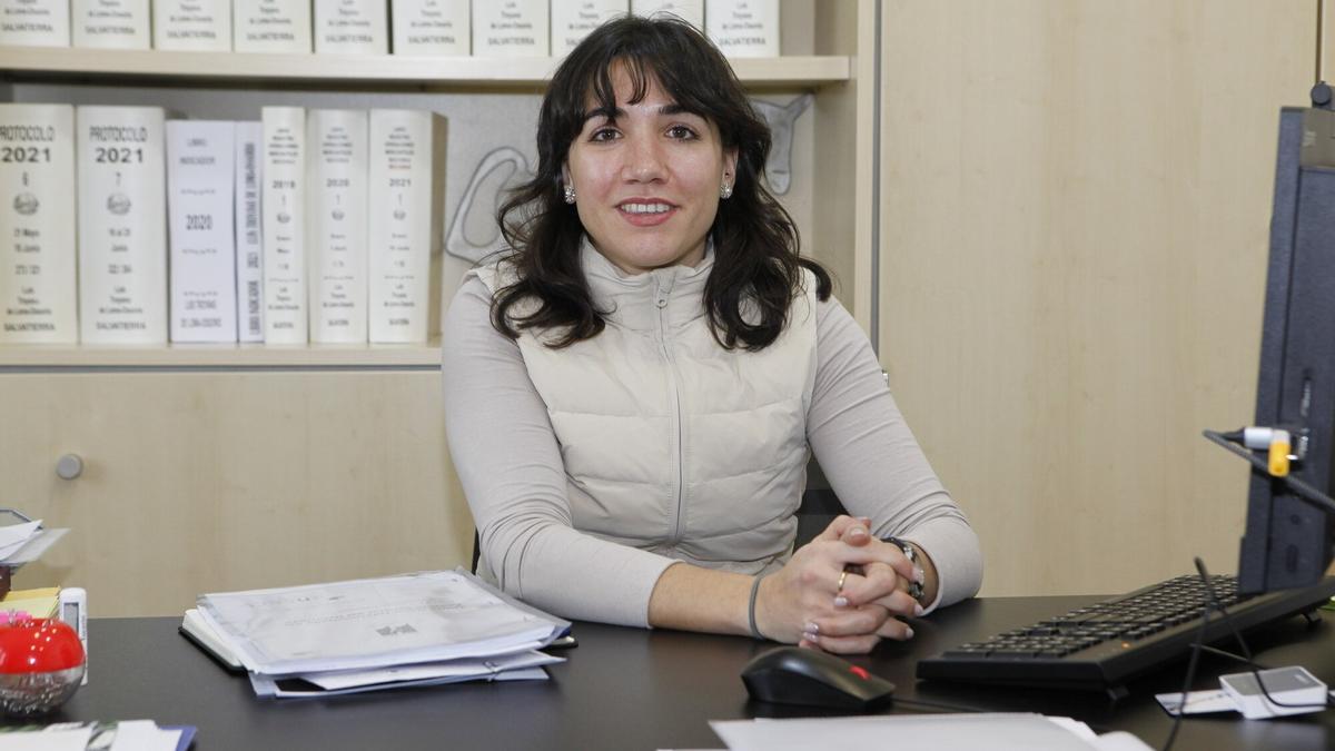Begoña Vallejo, notaria en Agurain.