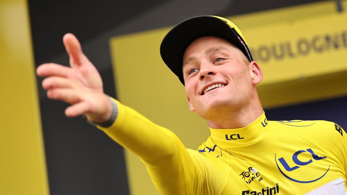 Van der Poel, líder del Tour.