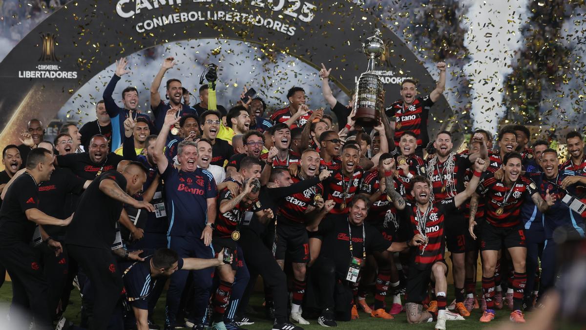 En imágenes: Flamengo le da a Brasil el vigésimo quinto título de la Copa Libertadores