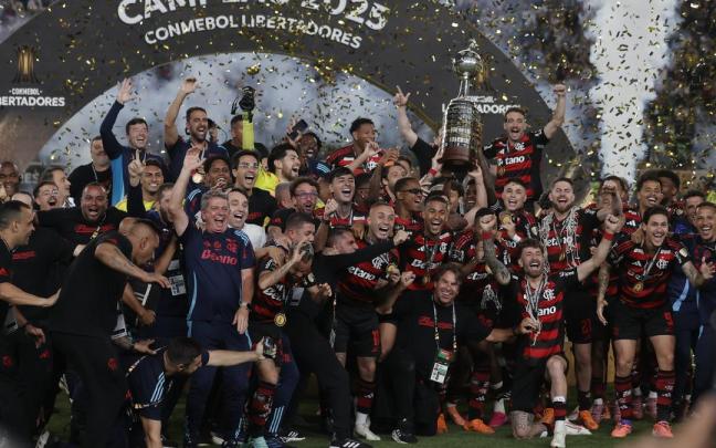 En imágenes: Flamengo le da a Brasil el vigésimo quinto título de la Copa Libertadores