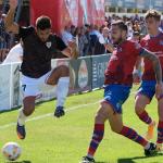 Aritz Pascual, con el Bilbao Athletic en Calahorra.