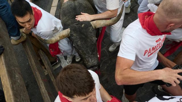 Imagen del quinto encierro de los Sanfermines de 2026