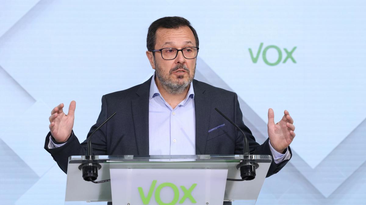 El portavoz de VOX, José Antonio Fúster