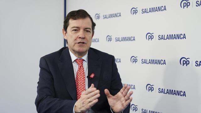 Alfonso Fernández Mañueco, actual presidente en funciones de la Junta de Castilla y León.