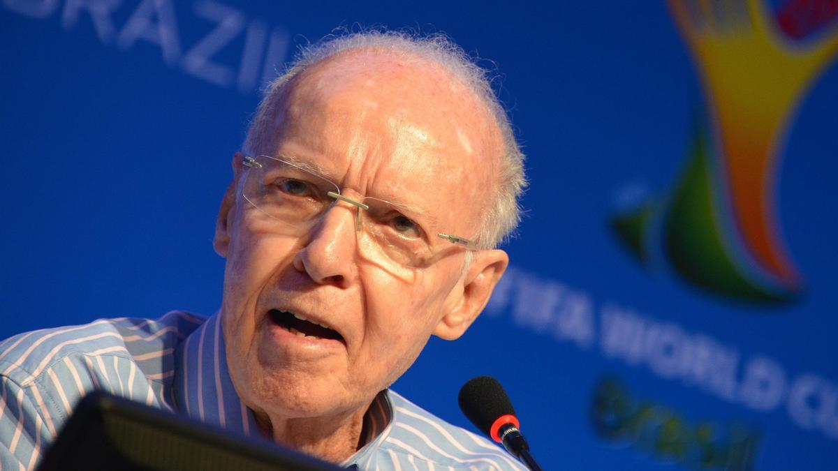 Mario Lobo Zagallo en una imagen del Mundial de Brazil 2014.