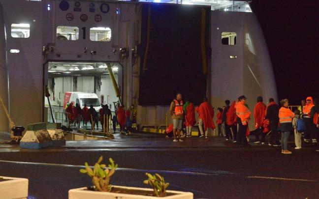 Los migrantes han sido trasladados de El Hierro a otras islas.