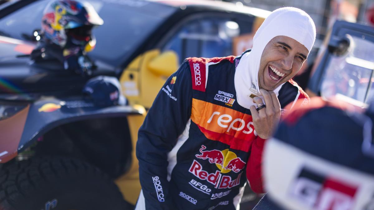 Lucas Moraes, durante el Rally de Marruecos.