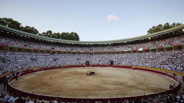 Imagen de un festejo taurino en la plaza de toros de Pamplona