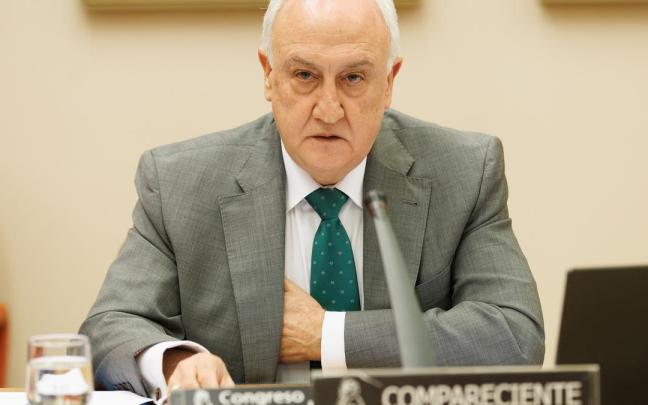 El teniente general Arturo Espejo, en una comparecencia en el Congreso.