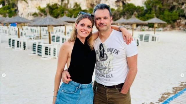 Andrea Ropero e Iñaki López en sus vacaciones