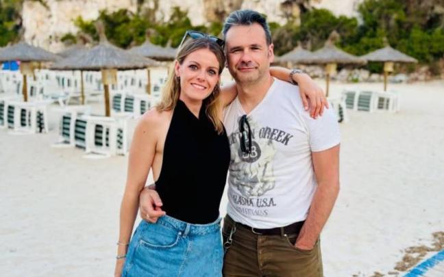 Andrea Ropero e Iñaki López en sus vacaciones