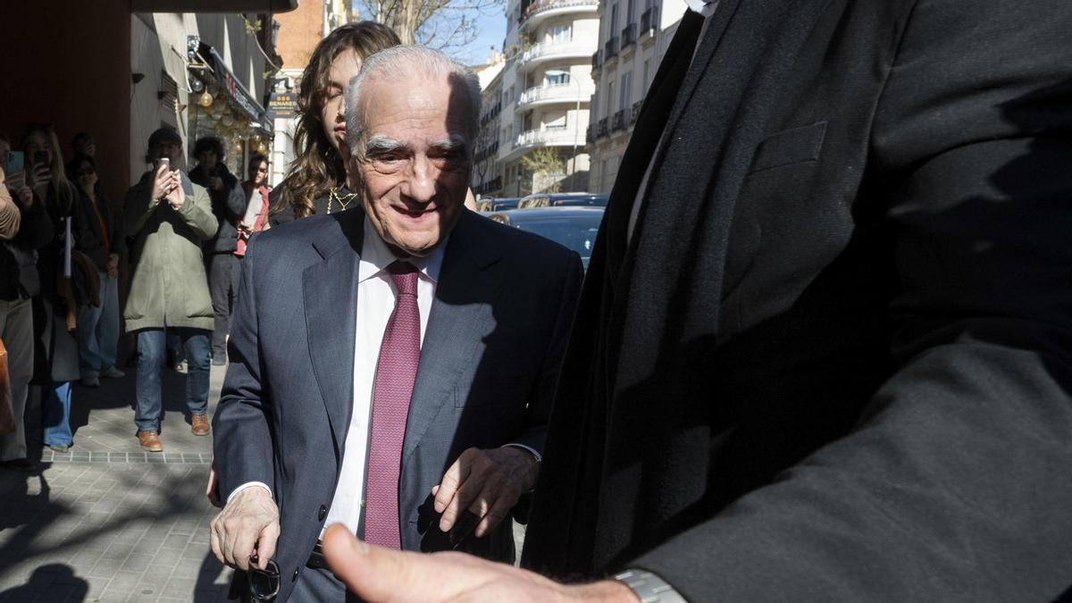 El cineasta Martin Scorsese, en Madrid.