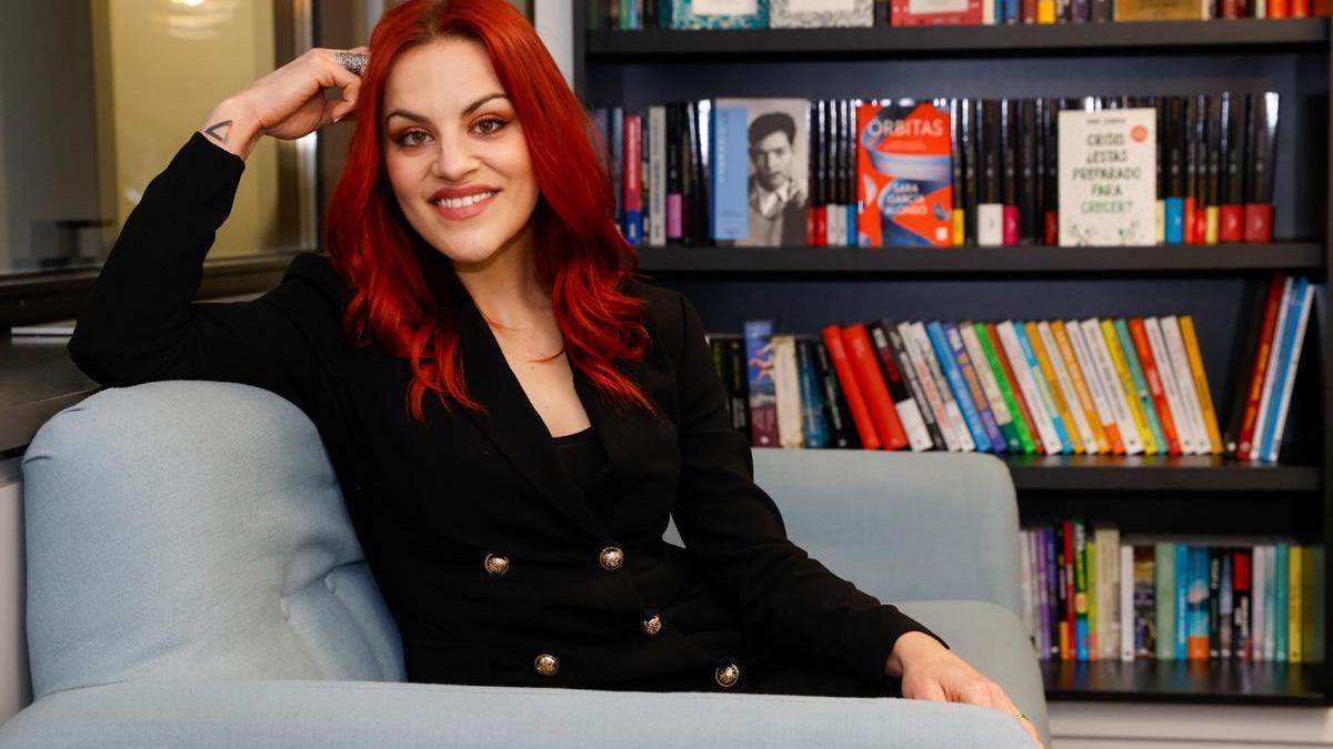 La astronauta Sara García.