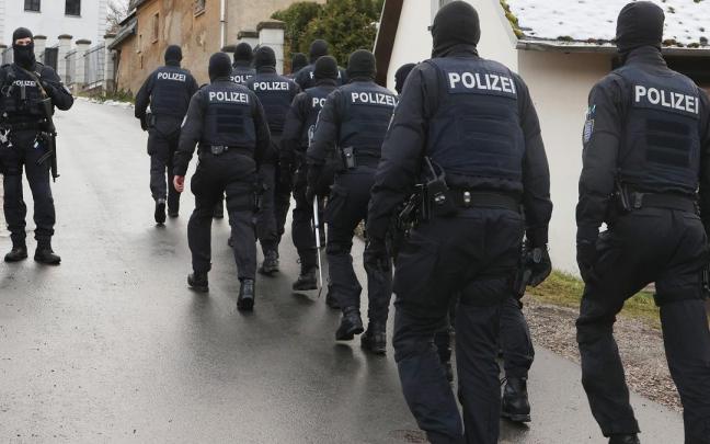 Policías alemanes, en una imagen de archivo.