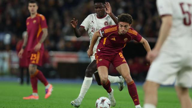 Neil El Aynaoui, durante un partido de la presente temporada con la Roma.