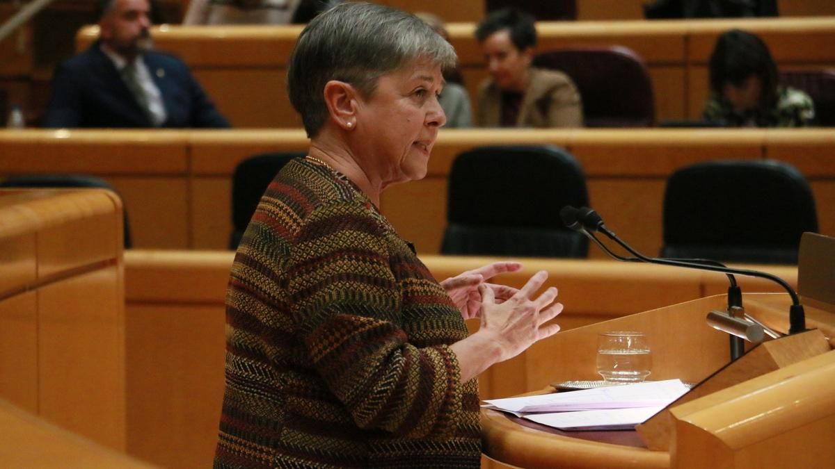 La senadora jeltzale Nerea Ahedo.