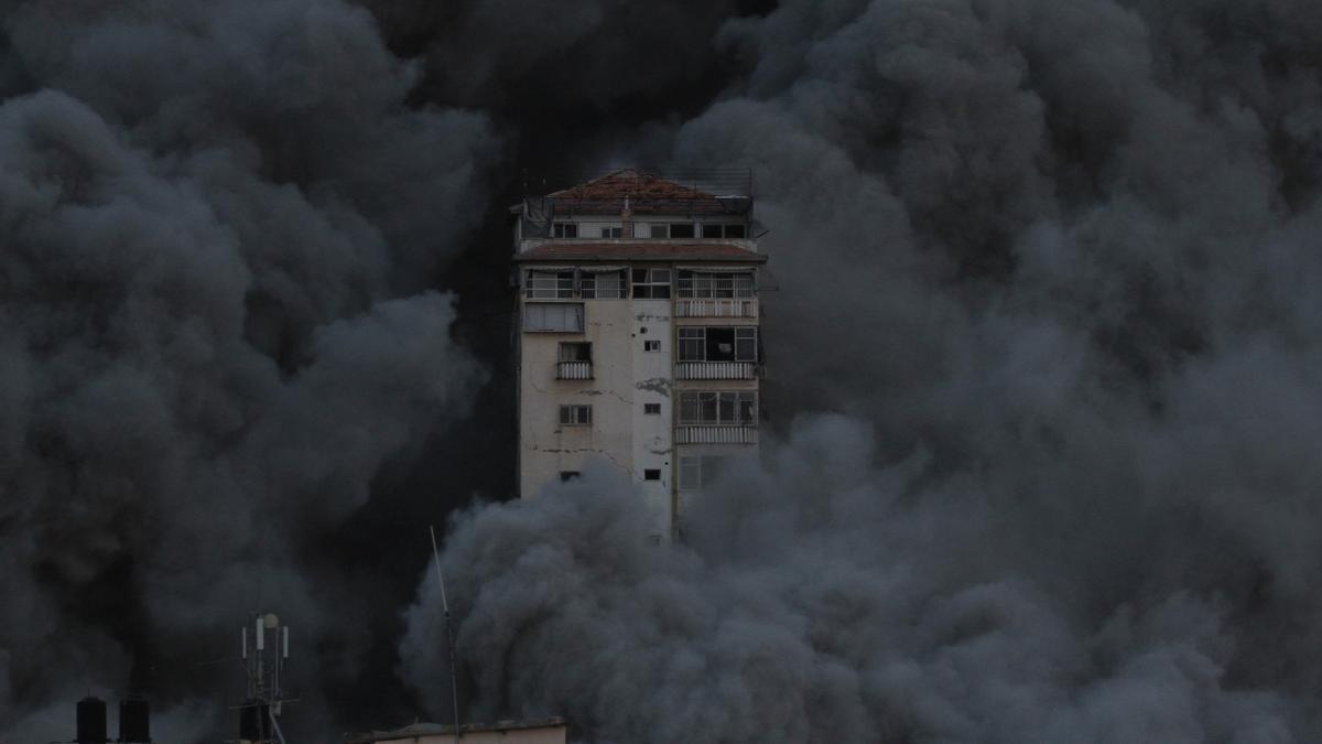 Los ataques aéreos israelíes sobre gaza en imágenes