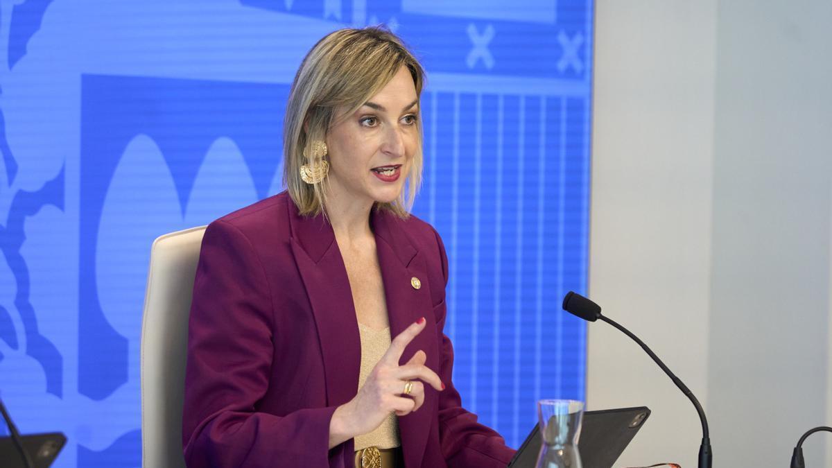 La portavoz del Gobierno vasco y consejera de Autogobierno, Maria Ubarretxena.