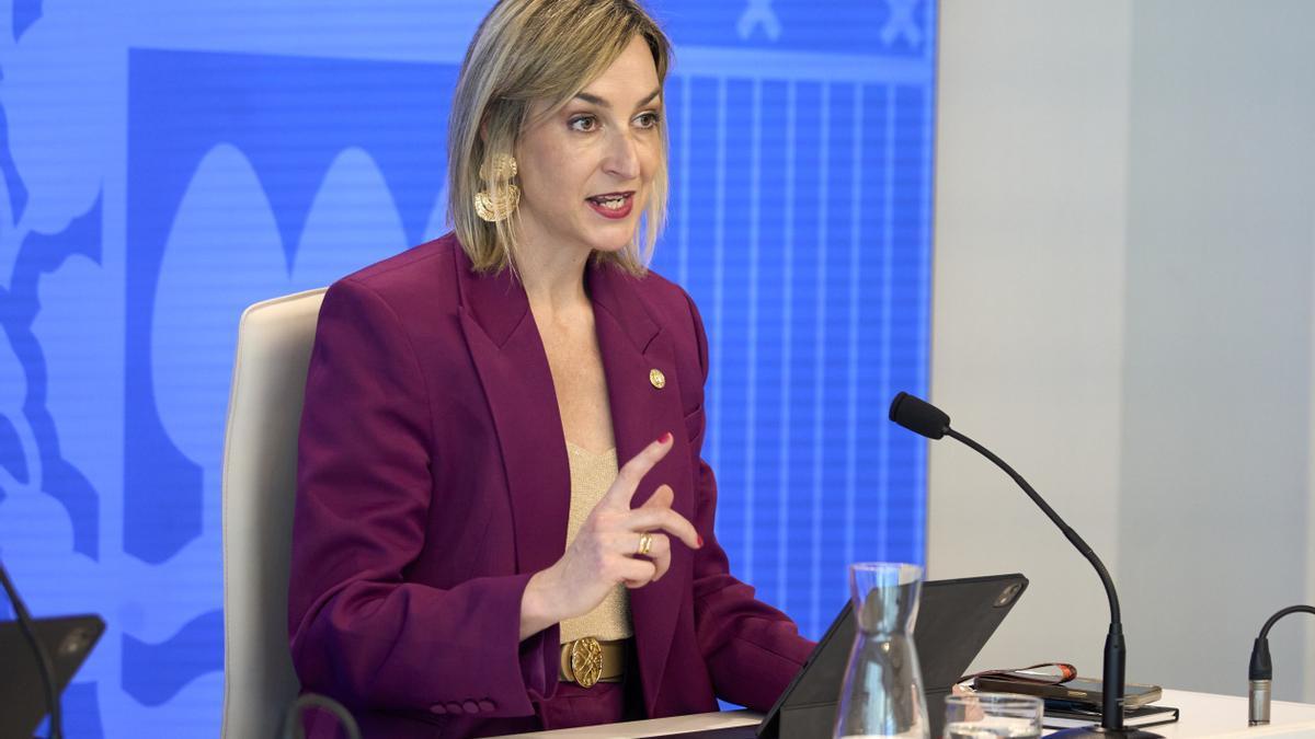 La portavoz del Gobierno vasco y consejera de Autogobierno, Maria Ubarretxena