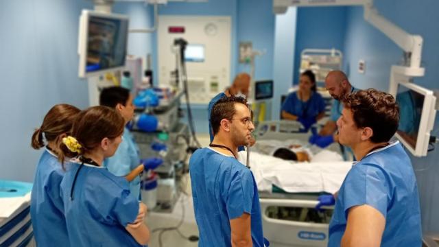 Médicos del MIR en un centro de Osakidetza. / Irekia Médicos del MIR en un centro de Osakidetza.
