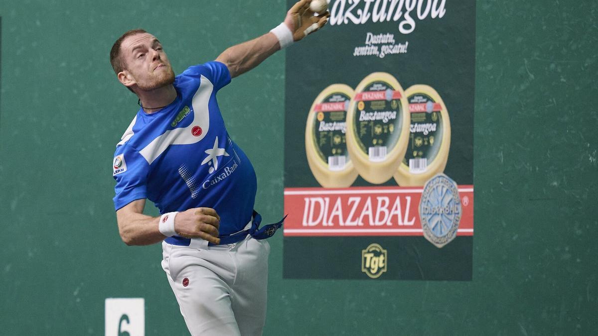 Laso gana a Darío en los cuartos de final del Manomanista y acaricia las semifinales.