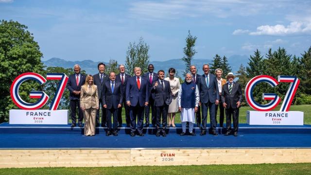Francia acoge la cumbre del G7 en Évian.