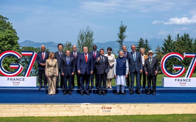 Francia acoge la cumbre del G7 en Évian.