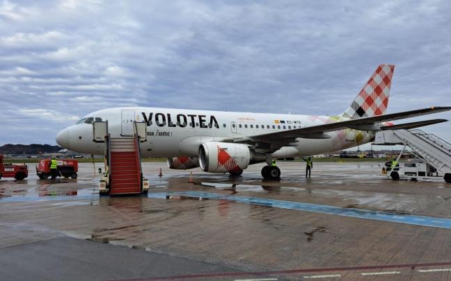 Un avión de Volotea.