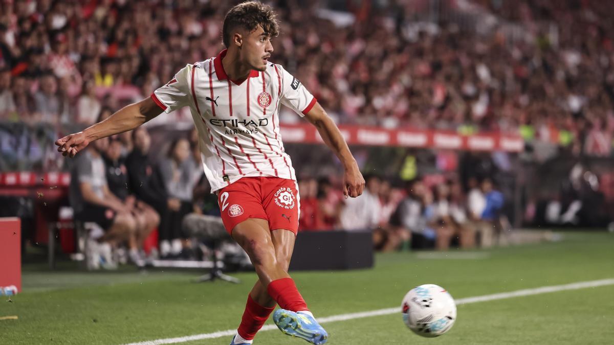 Hugo Rincón, en el partido del sábado entre el Girona y el Elche Europa Press
