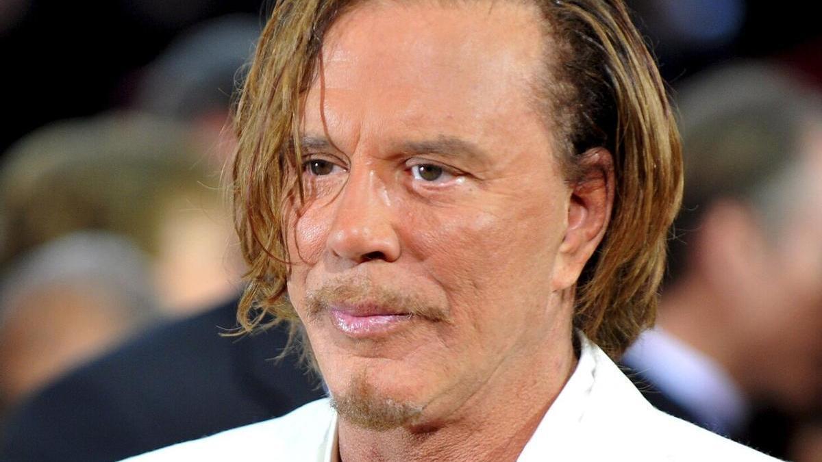 El actor estadounidense Mickey Rourke, en una imagen de archivo.